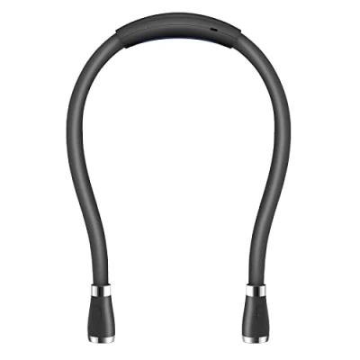 Image of SingHong Neck Book Light LED Reading Lamp USB Rechargeable, Hands Free, 4 Bulbs, Adjustable Brightness, for in Bed or Car (Black)