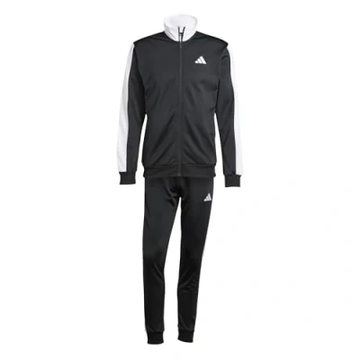 Image of adidas Men&#039;s SPORTSWEAR BASIC TRICOT COLORBLOCK TRACKSUIT, black, L
