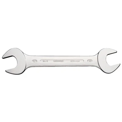 Image of Gedore 6 10X13 10 x 13 mm D3110 Double Open Ended Spanner Silver