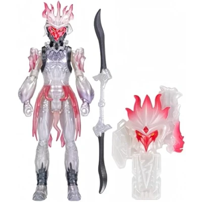 Image of Power Rangers Dino Fury Void King 6 Inch Action Figure Toy Inspired by TV Show with Key and Weapon Accessories for Ages 4 Up