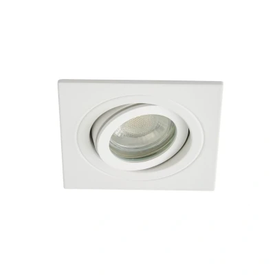 Image of Spa Cali Square Tiltable Downlight Matte White