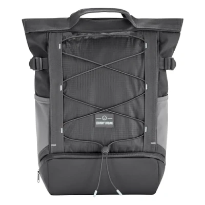 Image of Johnny Urban Tote Bag Backpack Mens &amp; Womens Grey Harper for Everyday Gym Work Laptop Rucksack with Many Pockets Compartment Trolley Sleeve