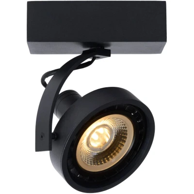 Image of Dorian Modern Ceiling Spotlight LED Dim to warm GU10 1x12W 2200K/3000K Black