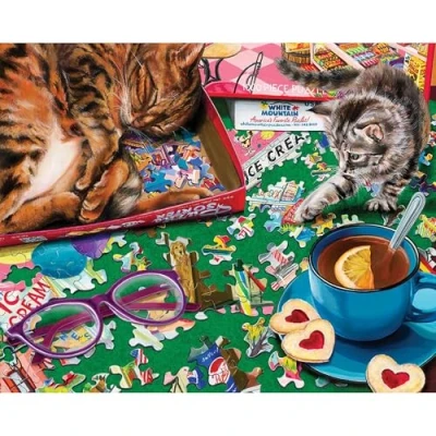 Image of White Mountain Puzzles Puzzle Cats, 1000 Pieces Jigsaw