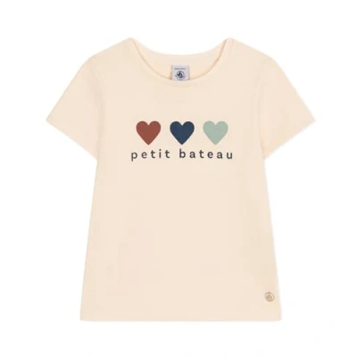 Image of Petit Bateau Girl&#039;s A0a5g T Shirt, Avalanche/Medieval, 5 Years