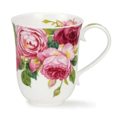 Image of Dunoon Braemar 0.33 Litre Fine Bone China Mug English Rose