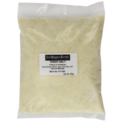 Image of JustIngredients Essentials Onion Salt 500 g, Pack of 1