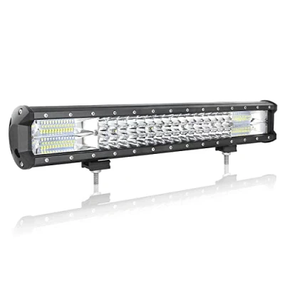 Image of AUXTINGS 20 inch 288W Triple Row 7D Led Work Light Bar Spot Flood Combo Beam DC 12V 24V 6000k Offroad Vehicles 4x4 Atvs Utvs