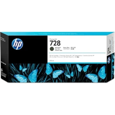 Image of HP 728 300 ml Matte Black DesignJet Ink Cartridge