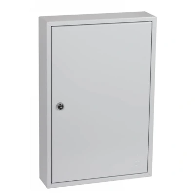 Image of Phoenix Safe Company KC0602K Commercial Key Cabinet 64 Hooks Lock Holder Wall Mounted Power Coated Paint 6kg