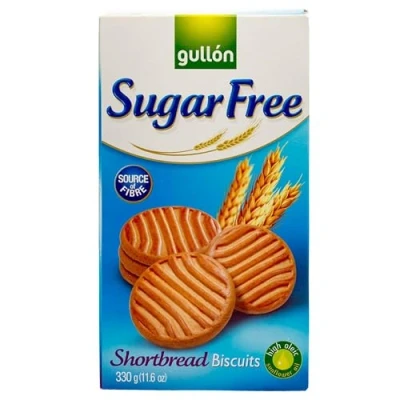 Image of Gullon Sugar Free Shortbread Biscuits 330g Pack