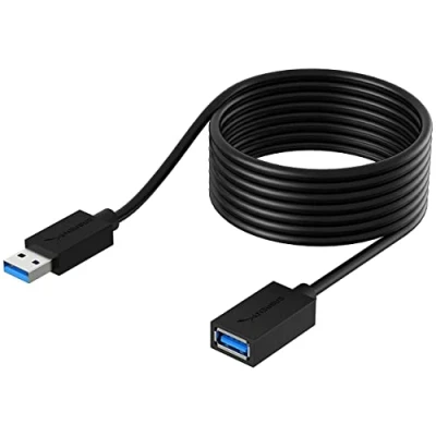 Image of SABRENT USB Extension Cable 3M, A 3.0 Male to Female, Data Sync Extender Cord 5Gbps High Speed for Charging Cable, Stick, Printer, PS4/5, Hub, External Hard Drive, etc (CB 3010)