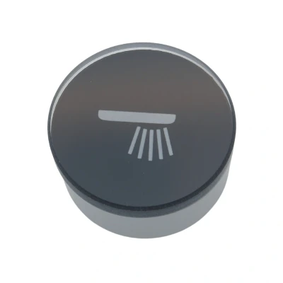 Image of Hansgrohe push button hand shower symbol large black (92573610)