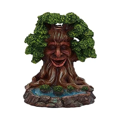 Image of Nemesis Now Elder Ember Tree Spirit Green Man Backflow Incense Burner,8cm