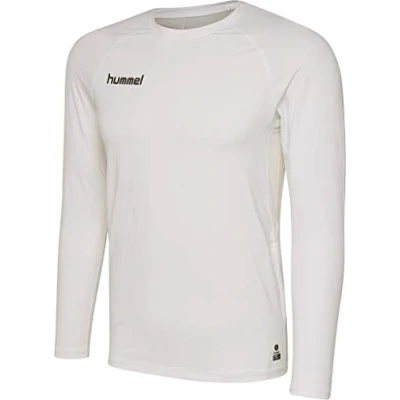 Image of hummel Men&#039;s Hml First Performance Jersey L/S Shirt White