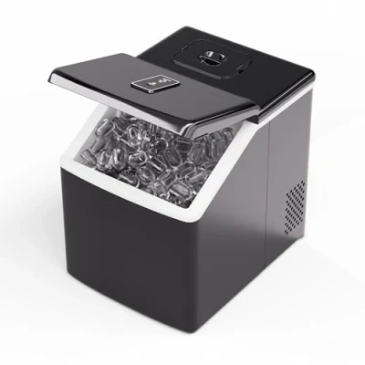 Image of KLARSTEIN Ice Maker Clear Ice, 13kg/24h, Touch Screen, Stainless Steel, Low Energy, Ideal for Home/Parties