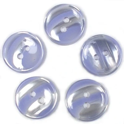 Image of Marble Stripe Humbug Candy Look Round Buttons Pack of 5 (13mm, Lilac)