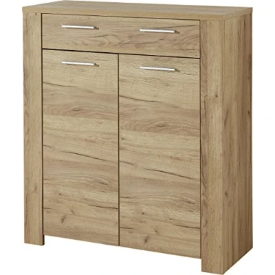 Image of GERMANIA DIE MÖBELMACHER Shoe Cabinet, Navarra Oak, 96 x 109 41 cm