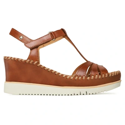 Image of Aguadulce Leather Women&#039;s Wedge Sandals