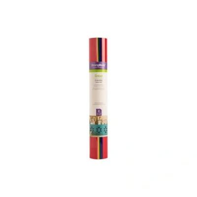 Image of Cricut Iron On Rainbow 30.5cm x (12&quot; 12&quot;) 6 Heat Transfer Vinyl Sheets (HTV) For use with all Cutting Machines