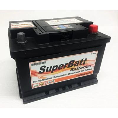 Image of SuperBatt XC075 (TYPE 075) Car Battery 12V 60AH 600A