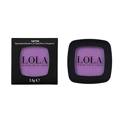 Image of Lola Make Up by Perse Mono Eyeshadow with Natural Ingredients Vegan and Cruelty Free Eye Makeup Palette High Coverage Satin Shadow for Women, Pink (004)