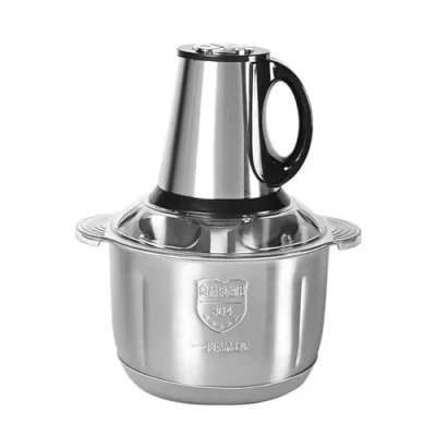 Image of Food Chopper Electric, Processor with 5L Stainless Steel Bowl, Blades for Meat, Vegetable, Onion And Garlic, 3 Speed Blender Grinder