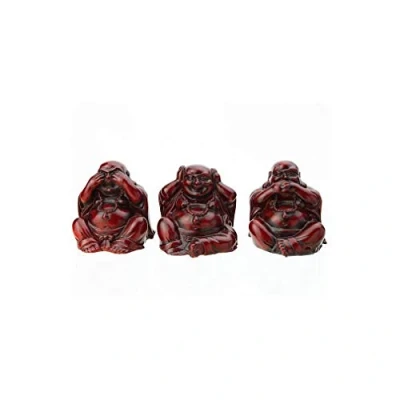 Image of Lachineuse 3 Buddha of Wisdom Statues: See No Evil/Hear Evil/Speak Evil