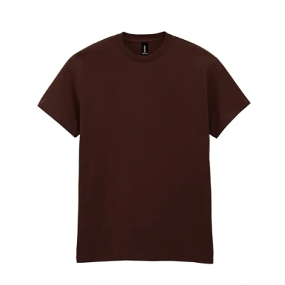 Image of Gildan Heavy Cotton Adult T Shirt, Dark Chocolate, M