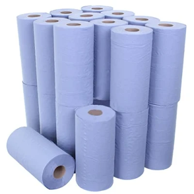 Image of Blue High Quality Couch Rolls/Hygiene Rolls 2 ply Laminated Embossed 50cm (20&quot;) x 40 Metres 500mm 3