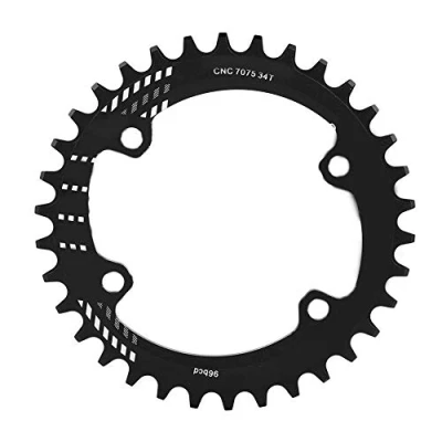 Image of Alomejor Bike Chainring BCD 96MM Narrow Wide Single Chain Ring for Shimano M6000 M7000 M8000(34T Black)