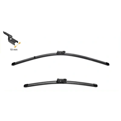 Image of 1272102 Wiper blade SWF VisioFlex 119265 650, 400mm Front Beam with spoiler for left hand drive vehicles PEUGEOT: 208 I Hatchback, 2008 Estate