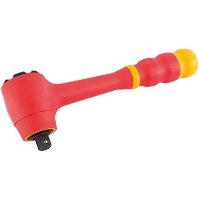 Image of Draper VDE Reversible Ratchet with Soft Grip Handle, 3/8&quot; Sq. Dr.