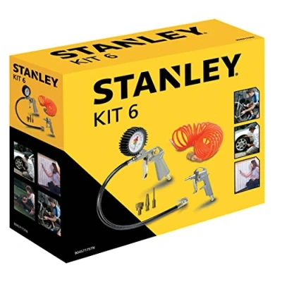 Image of Stanley Tools for Air Compressor, Tool Kit (Pack of 6) 9045717STN
