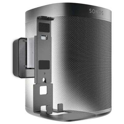Image of Vogel&#039;s SOUND 4201 Speaker Wall Mount Bracket for Sonos ONE and SL Swivel 70 degrees, Tilt 30 degrees Also fits PLAY:1 Black