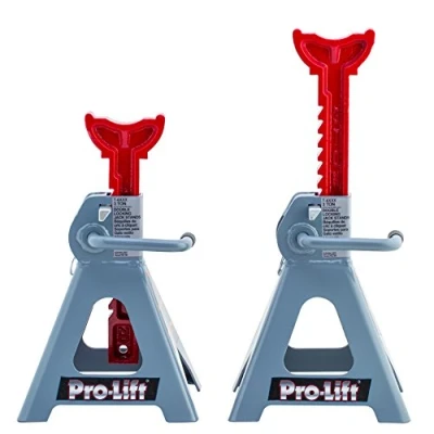 Image of Pro Lift T 6903D Double Pin Axle Stand, Car Stands, 3 Tonnes, 1 Pack,gray