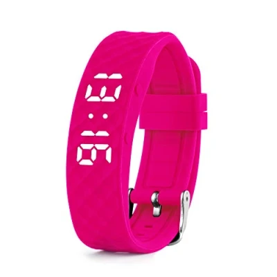 Image of TabTime Vibrating Alarm Reminder Watch with up to 10 Personal Alarms or Pill Reminders per Day (Pink, Large)