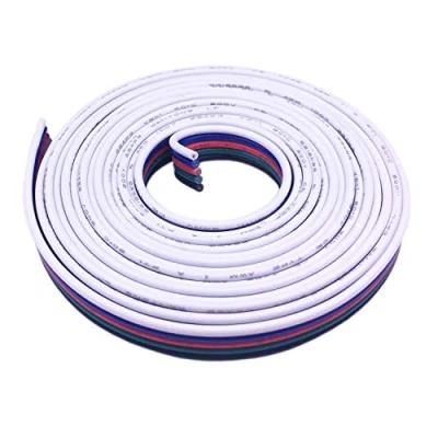 Image of LitaElek 20m/ 65.6ft 22AWG RGBW LED Strip Extension Cable 5 Pin Tape Cord Ribbon Extender Connector 22 AWG Electrical Wire for or other DC 5V 24V Devices