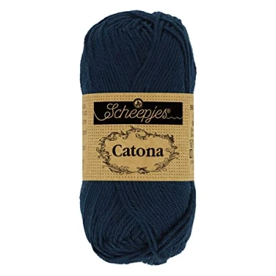 Image of Scheepjes Catona 124 Ultramarine Yarn 1x50g