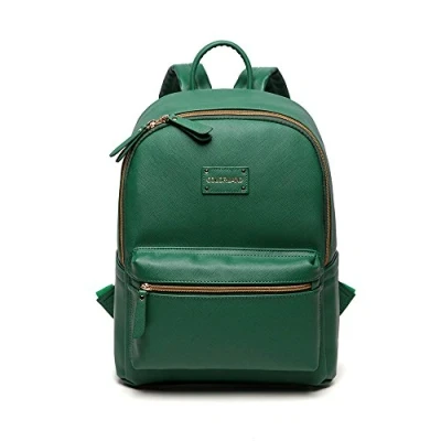 Image of COLORLAND CLD BP123 A Ariana Faux Leather Backpack Changing Bag Green
