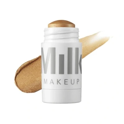Image of Milk Makeup Highlighter, Flare (Rose Gold) 0.21 oz Dewy Cream Highlighter Stick Blendable &amp; Buildable 1,000 Swipes in Every All Skin Types Vegan, Talc Free Cruelty