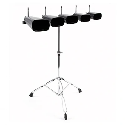 Image of Cowbell 5 Piece Set with Height Adjustable Stand by Gear4music