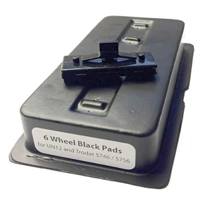 Image of REXEL/TRODAT UN12/15 REPLACEMENT PADS BLACK INK
