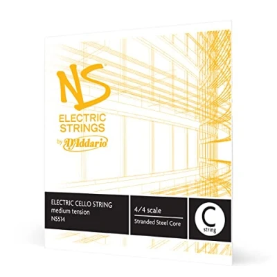 Image of D&#039;Addario NS Electric 4/4 Scale Medium Tension Single C String for Cello