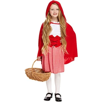 Image of Child Red Hooded Girl (Medium 7 to 9 Years)