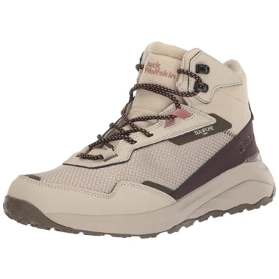Image of Jack Wolfskin Women&#039;s Dromoventure Texapore Mid W Sneaker, Dusty Grey, 8 UK