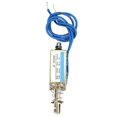 Image of High Efficiency 6/12/24V Automation Control DC Electromagnet 300mA Pull 5N Retractable Range 10mm for Industrial Equipment(12V)