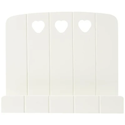 Image of T&amp;G 10886 Colonial Home Foldable Cook Book Stand in Cream Painted Hevea, 28 x 8 24 cm