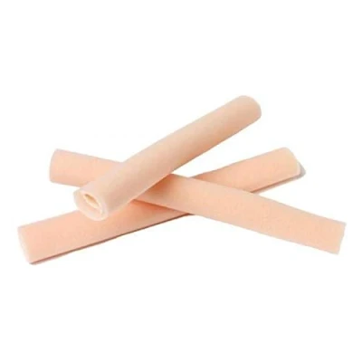 Image of Podiatry Tubular Toe Foam x2 Tubes 25cm Length with or Without Overlap Protection (BX (with Overlap))