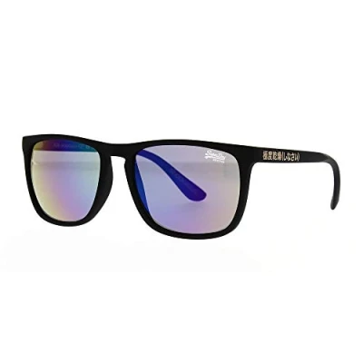 Image of Superdry SDS Shockwave, sunglasses with coloured rim Black Size: One size